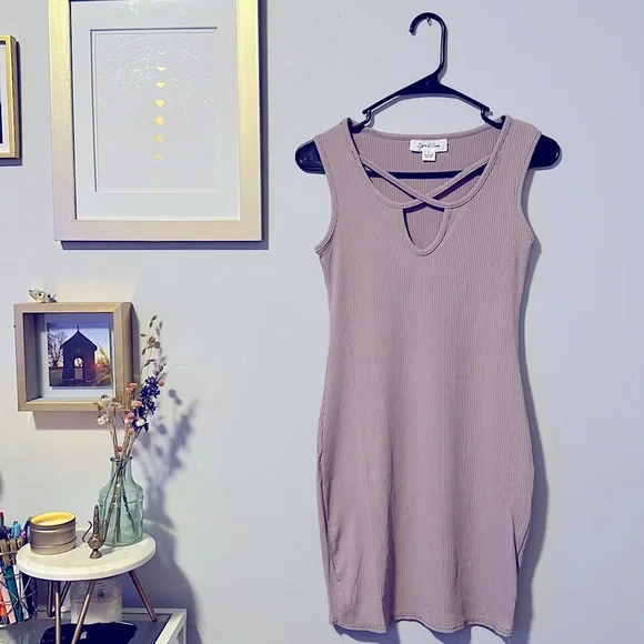 Sugar and Cream | Dresses | Lilac Fitted Dress | Poshmark